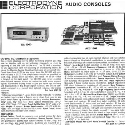 Vintage 1968 Electrodyne ACC-1204 Recording Console (Beach Boys / Capitol Records) Quad Eight Altec image 21