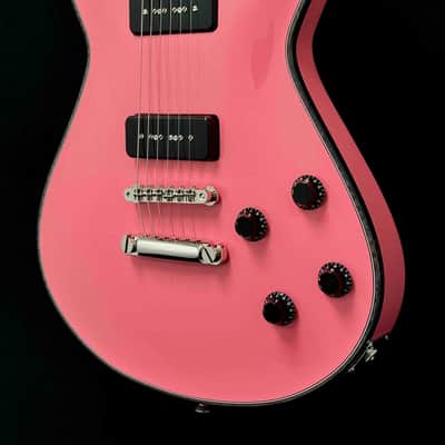 Knaggs Guitars - Kenai - TOM - Coral - Lollar P90's - Onyx Binding - Rosewood FB - Nickel Hardware - OHSC - Call for Best Price !!! image 2