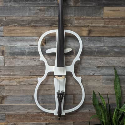 (16135) Cecilio Electric Cello - White image 1