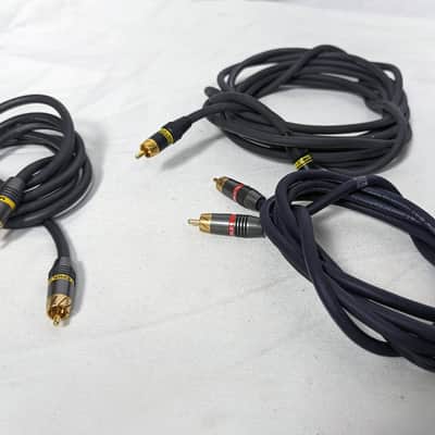 Set of 3 Monster Cables Monster RCA to RCA 10ft image 5