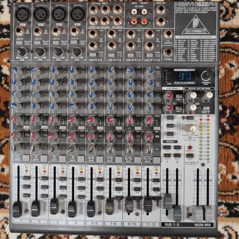 Behringer Used XENYX 1622FX 16 Channel Analog Mixer image 1