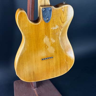 Vintage 1977 Fender Telecaster Deluxe Natural w/Non-Original Case TSU22958 image 18
