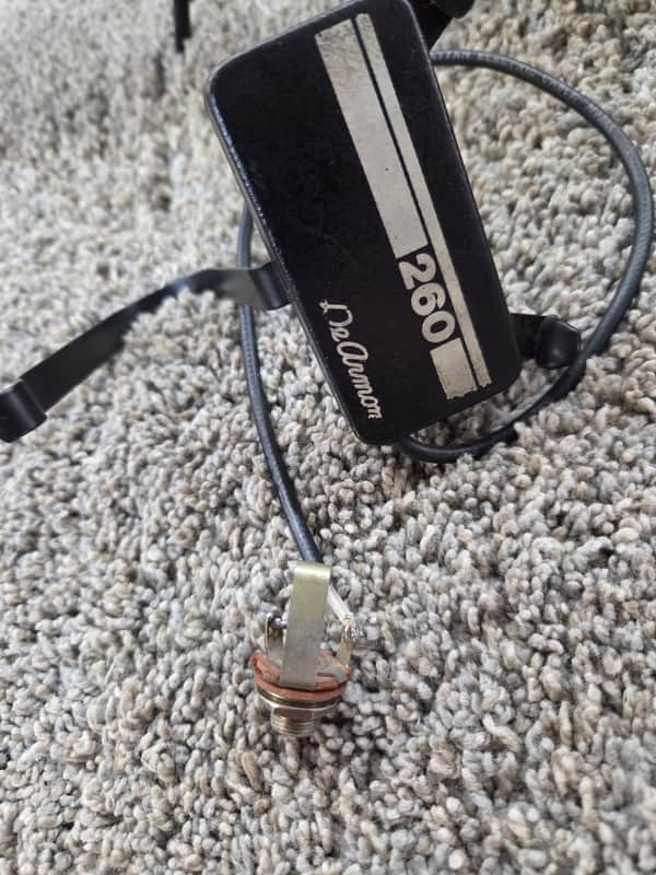 DeArmond 260 Acoustic Sound hole Pickup 90's - Black image 1
