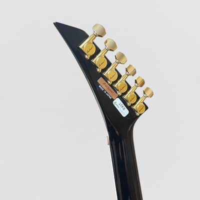 Jackson MJ Series Rhoads RR24MG Electric Guitar 2024 - Black with Yellow Pinstripes image 7