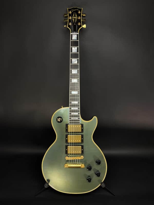 Gibson Custom Les Paul Axcess Custom 3-Pickup Gold Hardware Murphy Lab Ultra Light Aged - Antique Pelham Blue image 1
