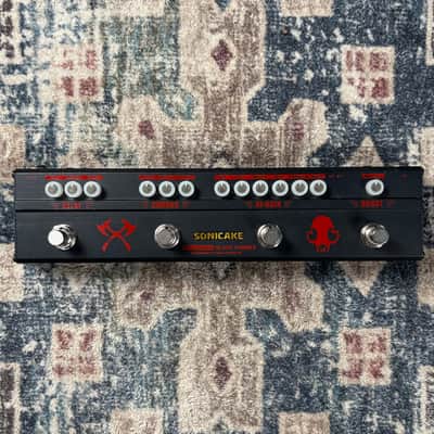 SONICAKE Sonicbar Black Hammer Combined Stage Effects Delay Chorus Distortion Boost Guitar Multi Effect Pedal! image 1