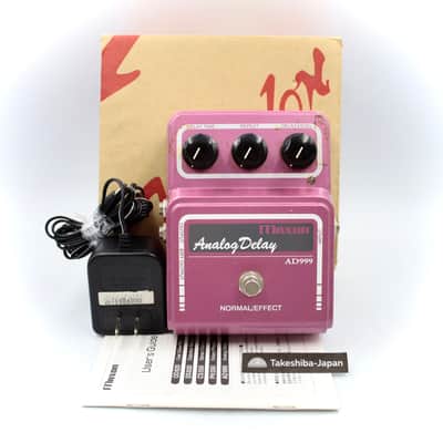 Maxon AD999 Analog Delay With Original Box Power Supply Made in Japan Guitar Effect Pedal 041AN046