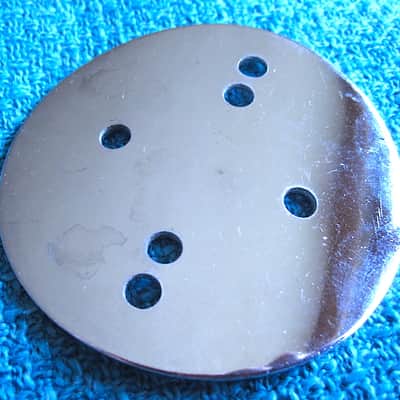 Ludwig Tom Mount Backing Plate, Large, Chrome - Vintage (USED) image 1
