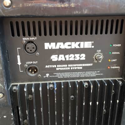 Mackie SA1232 powered PA speakers pair excellent image 8