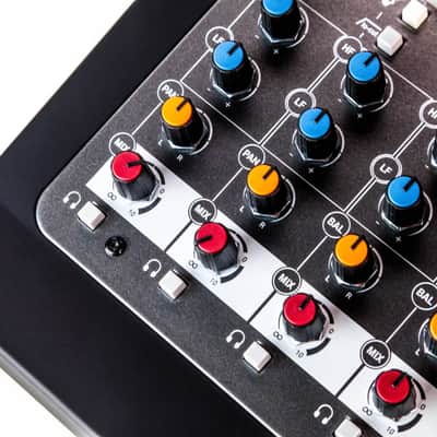 Allen & Heath ZED-6 Compact Analog Mixer 6 Input 2 Band EQ Hi Z MINT image 10