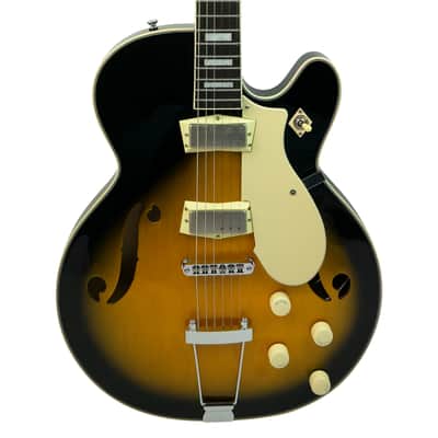Silvertone 1446TTSB Semi-Hollow Electric Guitar - Tobacco Sunburst - Open Box image 1
