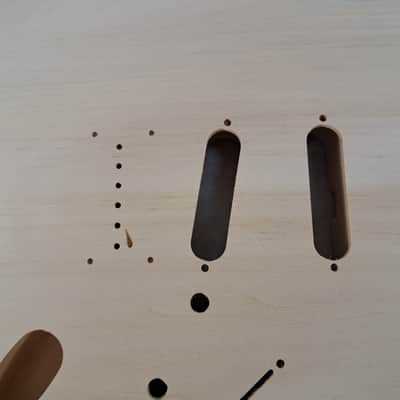 Unfinished Basswood SSS Hardtail guitar body - fits Fender Strat Stratocaster necks J2371 image 2