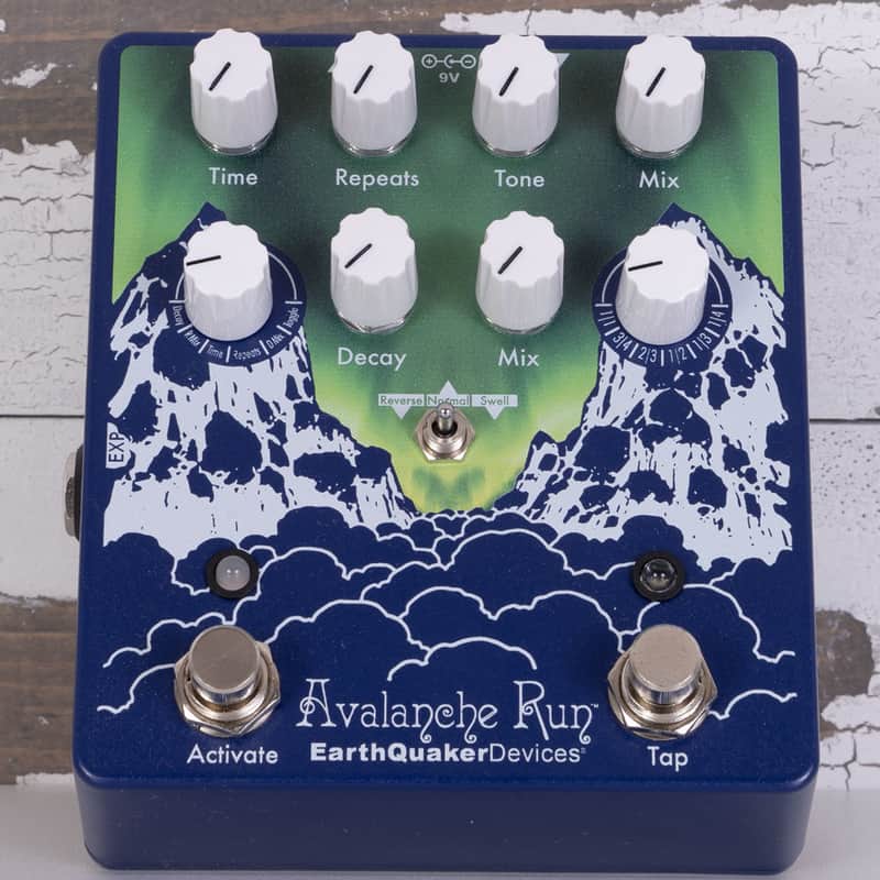 EarthQuaker Devices Avalanche Run V2 - Powder Night Blue image 1