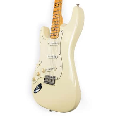 Fender 1973 Strat, LEFTY, Refin Olympic White image 3