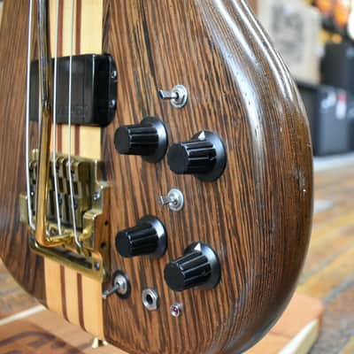 Alembic/Ellio Martina Brown Bass 1981 w/Ellio Martina Neck, Kahler Bridge, Hard Case image 14