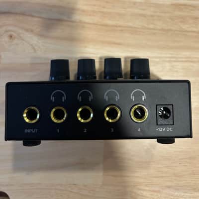 Mackie HM-4 4-Way Headphone Amplifier 2018 - Present - Black image 2