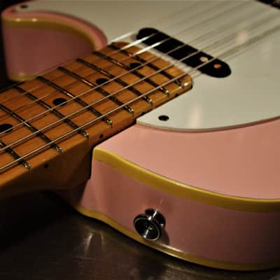 Strings & Things St. Blues Custom Bluesmaster II 1984 Shell Pink. Guitar that ruined Billy Squier image 4
