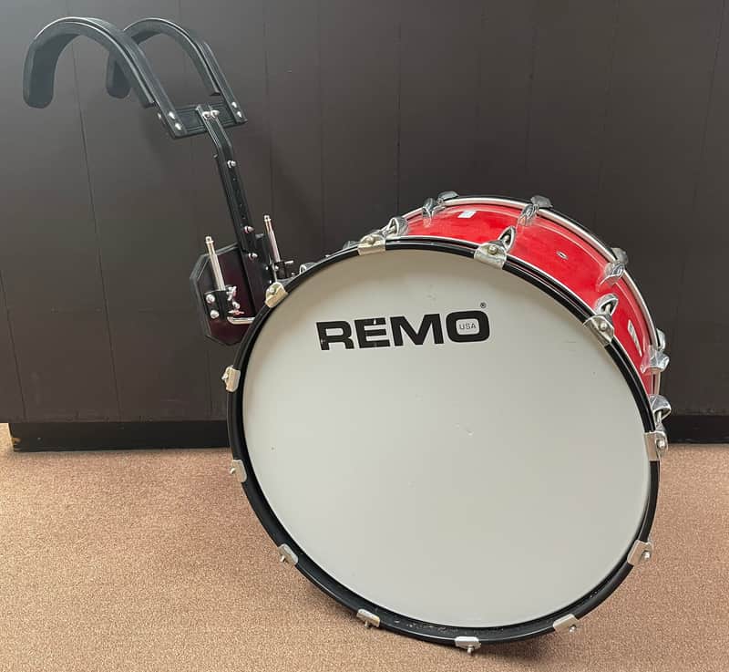 Remo 24" Quadura Marching Bass Drum - red Bild 1
