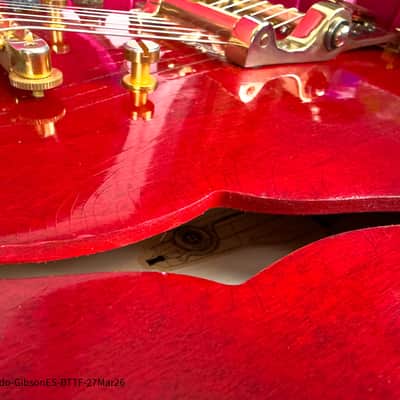 Gibson Custom Shop Murphy Lab Back To The Future '55 ES-345 "Reissue" Light Aged 2025 - Cherry Red image 6
