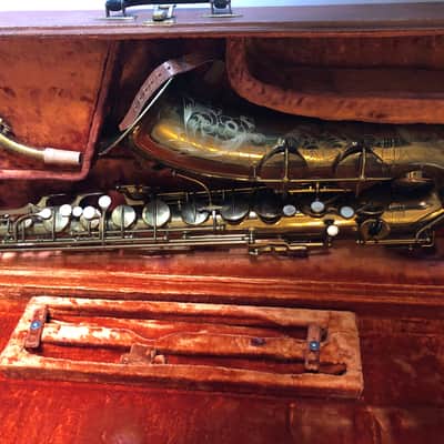 1945 Buffet Crampon SA 18 - 20 Tenor Saxophone vintage overhauled image 12