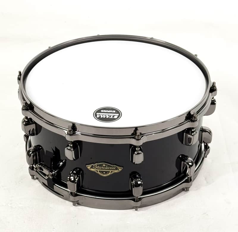 Tama Starclassic Walnut Birch 6.5x14 WBSS65BNPBK 2025 - Piano Black with Black Nickel Hardware image 1
