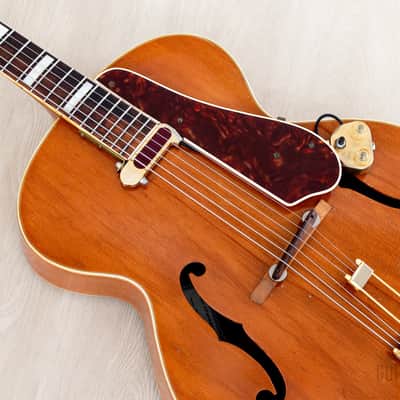 1949 Epiphone Broadway Vintage Archtop Guitar Blonde w/ DeArmond Rythm Chief 1000 Pickup & Case image 8