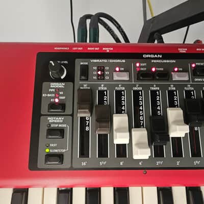 Nord Electro 5D SW61 Semi-Weighted 61-Key Digital Piano 2015 - 2018 - Red image 4