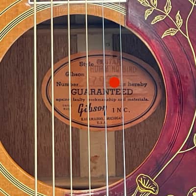 Gibson Hummingbird 1965 - Natural “Wide Nut” image 18