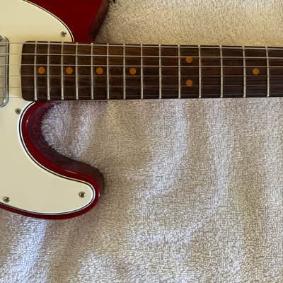 Fender American Vintage II '63 Telecaster 2022 - Present - Crimson Red Transparent image 4