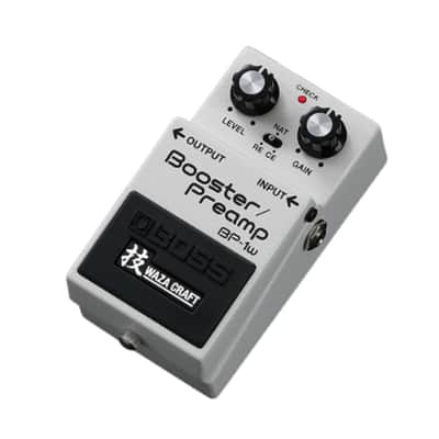 Boss BP-1W Booster/Preamp Guitar Effects Pedal with Waza Crafting, CE, RE, and NAT Modes, and Selectable Input Buffers image 6