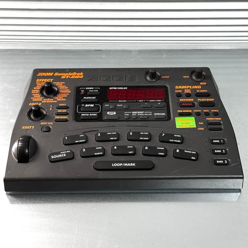 1999 – 2004 Zoom SampleTrak ST-224 Sampler Black