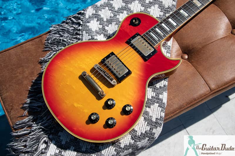 Vintage 1980 Greco EG 1000 - Les Paul Custom Reissue - Cherry Sunburst w Ebony Fingerboard & U-3000 PAF Style PU’s - Made In Japan - Pro Set Up w Perfect Frets/Action/Intonation image 1