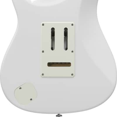 Ibanez LM1-LWH Luca Mantovanelli Signature Electric Guitar 6-String - Luna White + Case image 13