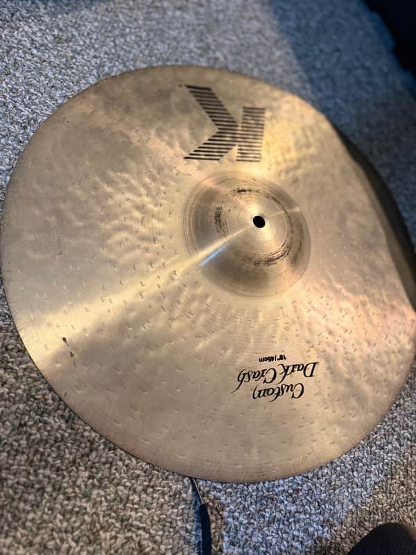 Zildjian 18" K Custom Dark Crash Cymbal 1995 - Present - Traditional