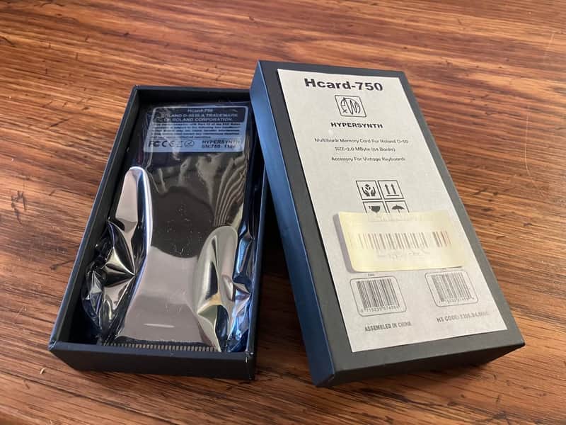 Hypersynth Hcard-750 Memory Cartridge for Roland D-50, unused/open-box image 1