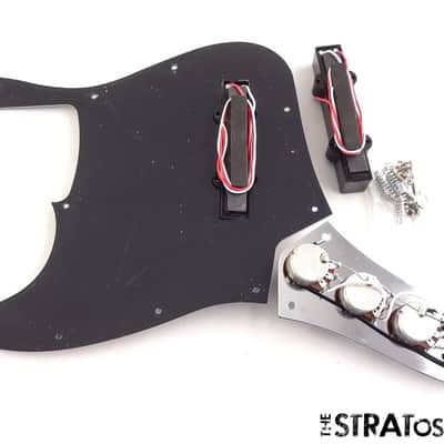 Fender Squier Affinity 5 String Jazz Bass V LOADED PICKGUARD, J Bass, Black image 2