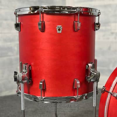 Ludwig Neusonic Downbeat 3pc Drum Set Satin Diablo Red image 2
