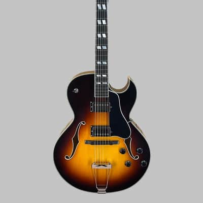 Eastman AR372CE-SB Hollowbody Archtop with Ebony Fretboard 2025 - Sunburst, 6.2 lbs image 4