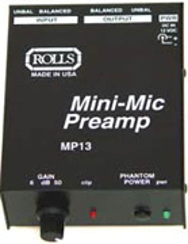 Rolls MP13 1-Channel Mini Microphone Preamplifier image 1