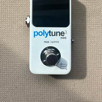 TC Electronic Polytune 3 Mini Polyphonic Tuning Pedal 2019 - Present - White image 2