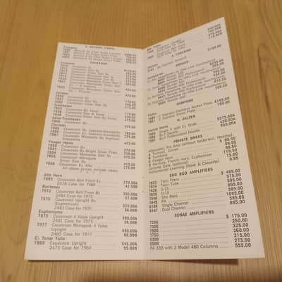 Vintage August 1972 Gretsch Full-Line (Guitar, Drum, Sho-Bud) Price List! image 4
