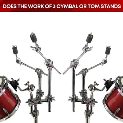 Gibraltar Double-Braced Adjustable 3-Mount Platform Stand, Percussion Accessories and Hardware for Drum Set (9713PM) image 3