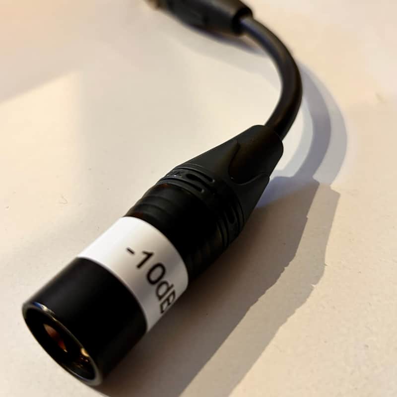 Neutrik -20dB In-line Mic PAD image 1