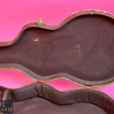 Vintage 1950's Gibson / Stone Badged / Brown Lined Hard Case 16" ES-175 J-45 J-50 175D image 15