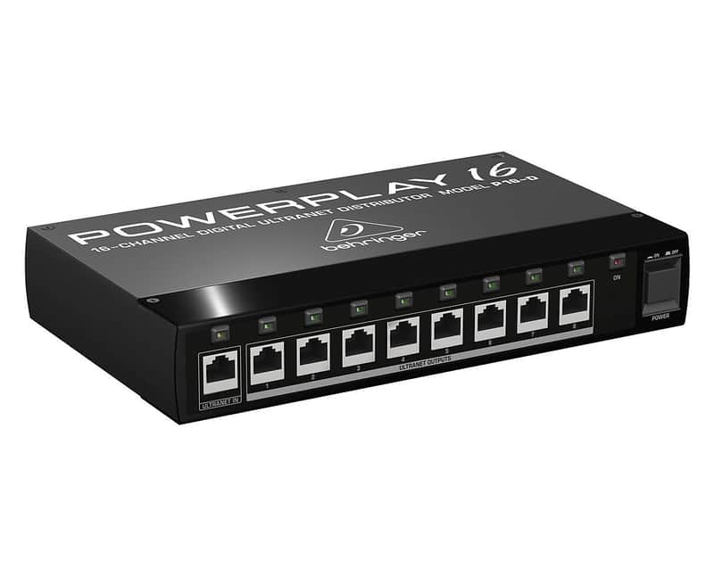 Behringer Powerplay P16-D 16-channel Ultranet Distribution Module image 1
