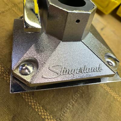 Slingerland Magnum 70s - satin/chrome Bass drum tom bracket mount in fabulous condition! image 1