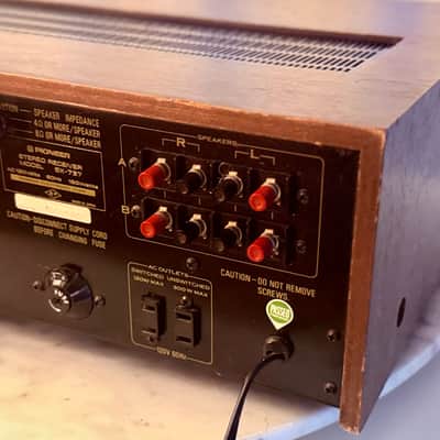 🎶 Pioneer SX-737 / SX737 Vintage Stereo Receiver – Serviced – Cleaned – Tested – Blue LED – Original Wood Case image 9