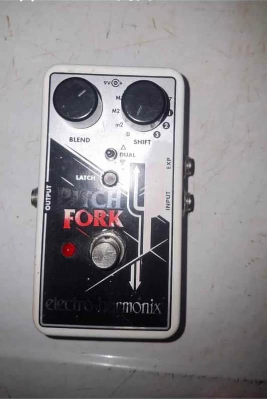 Electro-Harmonix Pitch Fork Polyphonic Pitch Shifter / Harmony Pedal 2014 - Present - Black / White / Red image 1