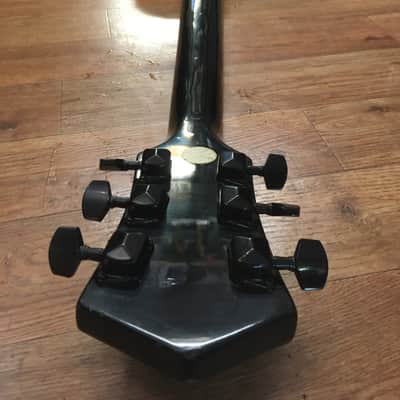 Vintage 1980s Harmony Les Paul Electric Guitar - Black image 8