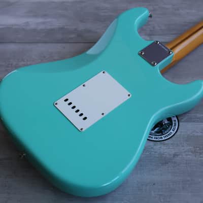 2022 Fender USA American Vintage II 1957 LH Left Handed Stratocaster (Sea Foam Green) image 9